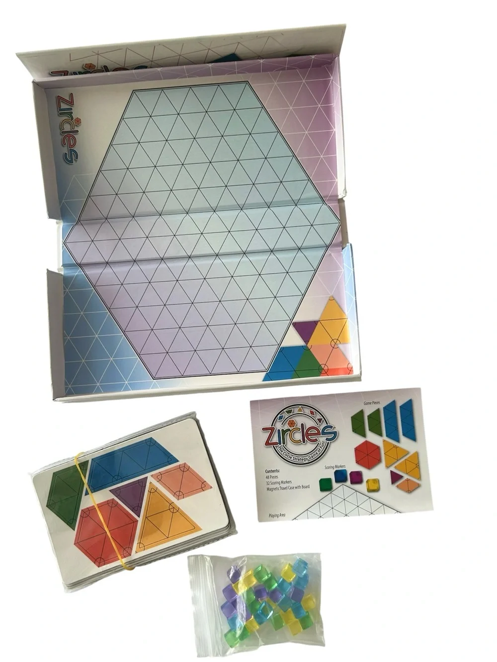New in Box Zircles Ultra Pro Magnetic Travel Circle Strategy Game of Fun